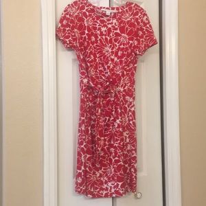Woman size 6 DF summer flower dress